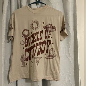 Good Karma Beige T Shirt